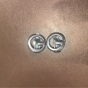 Gucci clip on silver earrings